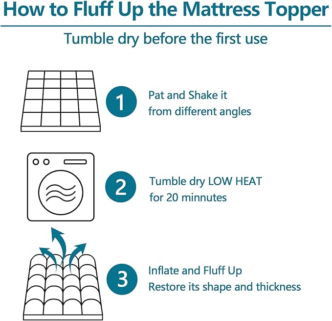 CHOKIT California King Mattress Topper, Extra Thick Pillow Top Mattress Pad for Back Pain Relief, Cooling Bed Topper Mattress Cover with 8-21 Inch Deep Pocket