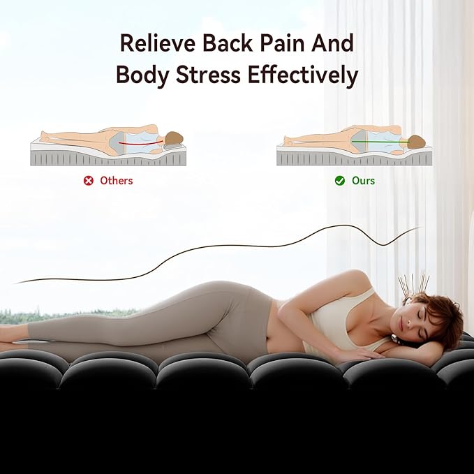 ABENE Mattress Topper for Back Pain Relief, Extra Thick Mattress Pad Pillowtop, Soft Mattress Protector Cover with 8"-21" Deep Pocket, Overfilled Down Alternative Filling (Black, Full XL)