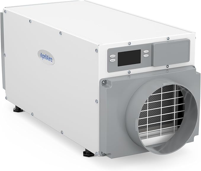 AprilAire E070 Pro 70-Pint Crawl Space Dehumidifier with Drain Hose, Commercial-Grade Whole-House Dehumidifier for Crawlspace, Basement, or Whole Home up to 2,200 sq. ft.