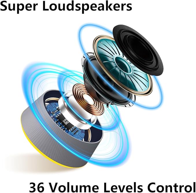 Sound Machine with 30 Soothing Sounds White Noise Machine 12 Colors Night Light for Baby Adults Kids Sleep Machines 36 Volume Levels 5 Timers for Home Office