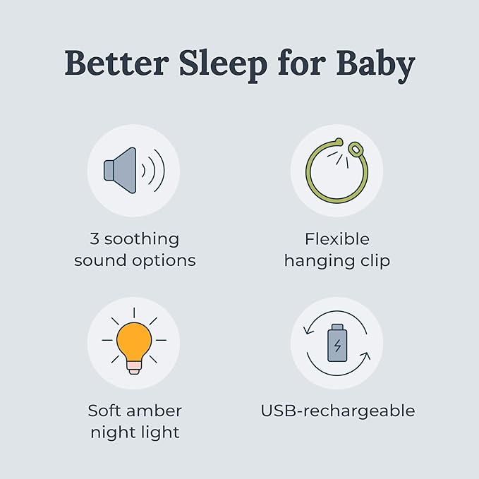 Yogasleep Hushh Portable White Noise Sound Machine for Baby - 2 Pack - 3 Natural Sounds with Volume Control, Compact Size, Noise Canceling for Sleep Aid, Office Privacy, & Meditation, Registry Gift