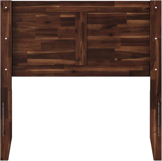 AFI, Canyon Twin Solid Wood Rustic Farmhouse Headboard, Barnwood