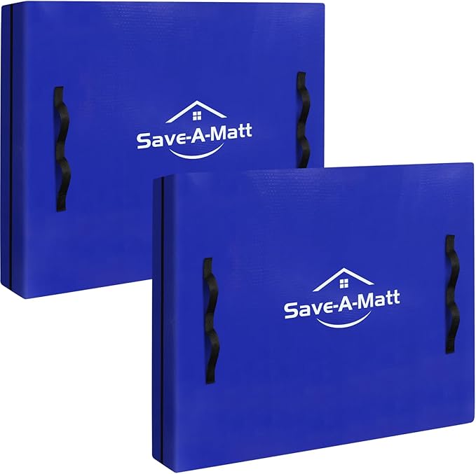 SaveAMatt Mattress Bags for Moving 2 Pack - Extra Thick & Durable Queen Mattress Cover for Moving - Reusable Waterproof Tarp Mattress Protector (82’’x62’’x15’’ Queen Size)