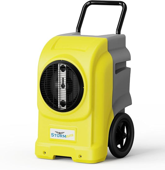 ALORAIR 270 PPD LGR Commercial Dehumidifier with Pump & Drain Hose, Portable Insutrial Dehumidifier for Basments, Home, Job Sites, Fit for 2,100 Sq.Ft Space with Wheels, Storm Elite (Yellow)