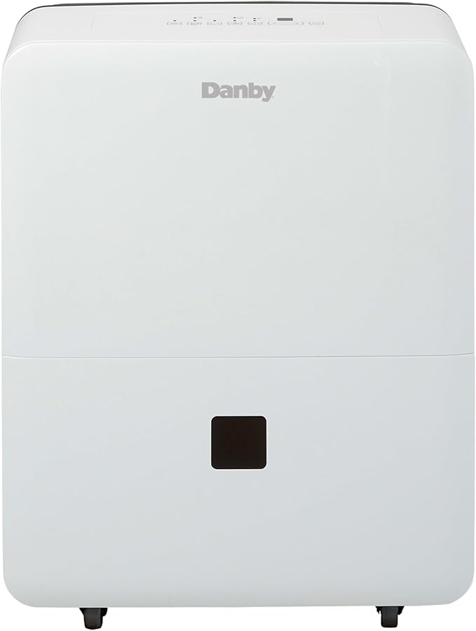 Danby DDR040BJ2WDB 40 Pint Dehumidifier with Smart Dehumidify in White ENERGY STAR Most Efficient 2022 Recognition