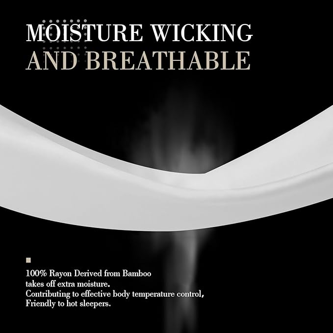 WishSmile Body Cooling Pillowcase Long Pillow Case Breathable Cool Silky Soft Rayon Derived from Bamboo Fabric, Hair and Skin Friendly, White, 1 Pack, 20x54IN