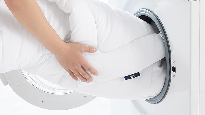 Serta ComfortSure Full Mattress Cover, Fitted Pillow Top Mattress Pad, Super Soft and Breathable Quilted Cotton Protector with 18" Elastic Deep Pockets for Secure Fit, White