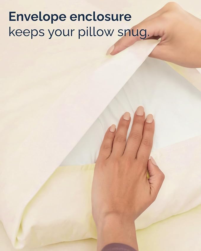 Twin XL 4 Piece Sheet Set - Comfy Breathable & Cooling - Hotel Luxury Bedding for Women, Men, Kids, Teens & Children - 1 Flat & 1 Fitted Sheet & 2 Pillowcases w/ Deep Pockets, Wrinkle Free - Off White