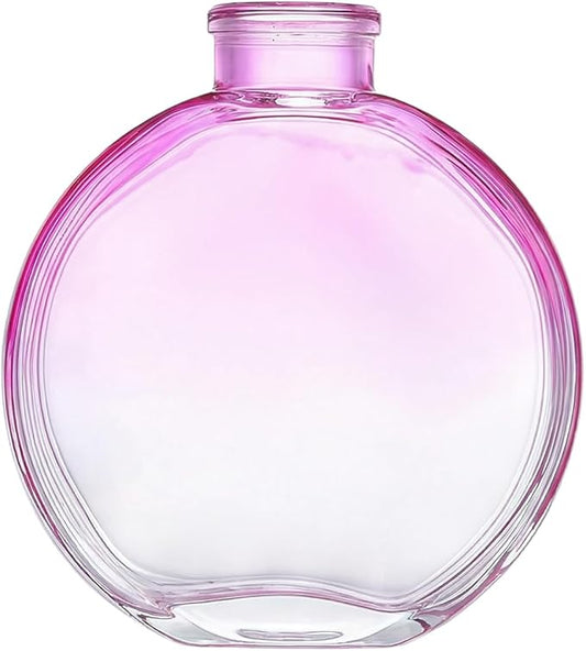 150ml/5oz Empty Glass Diffuser Bottle - Aromatherapy Storage Container & Fragrance Accessories - Use for DIY Replacement Diffuser Sticks Sets, Oils, Crafts & Decor (Purple)