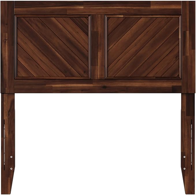 AFI, Canyon Twin Solid Wood Rustic Farmhouse Headboard, Barnwood