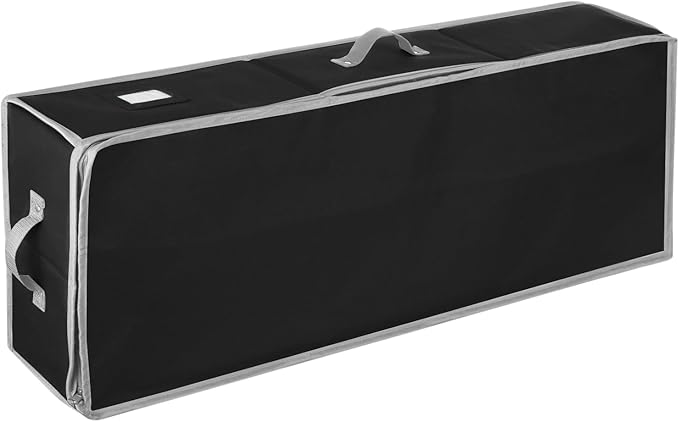 Hearth & Harbor Wrapping Paper Storage Container - Christmas Storage Bag with Interior Pockets - Gift Wrapping Organizer Storage Fits Up to 22 Rolls of 40" - Tear Proof Wrapping Paper Organizer