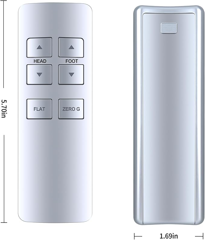 New Replacement Adjustable Bed Remote Control for Serta Motion Essentials Remotes for Adjustable Beds (3rd Gen Gray or iSeries Model)