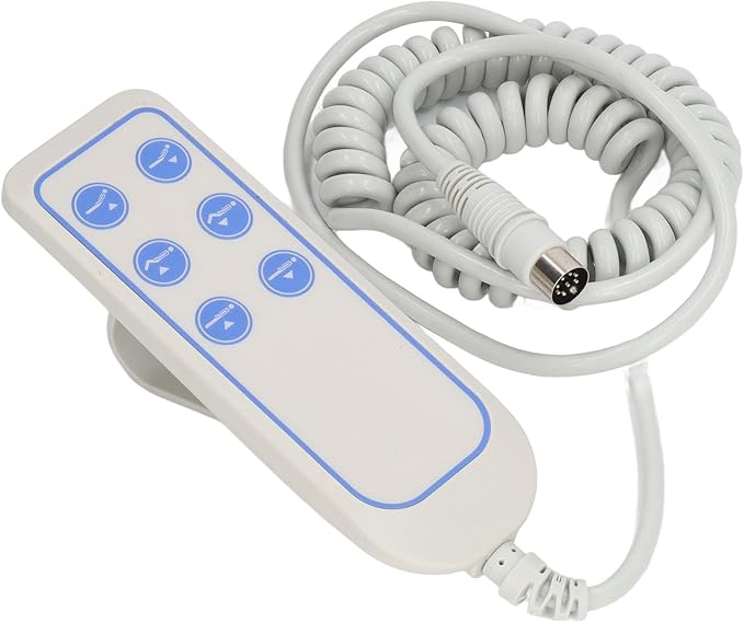 Yosoo Adjustable Bed Remote, Electric Sofa Controller 8 Pin Lifting Bed Controller Remote Control Replacement Electric PVC IP66 Wear Lift Chair Hand Control