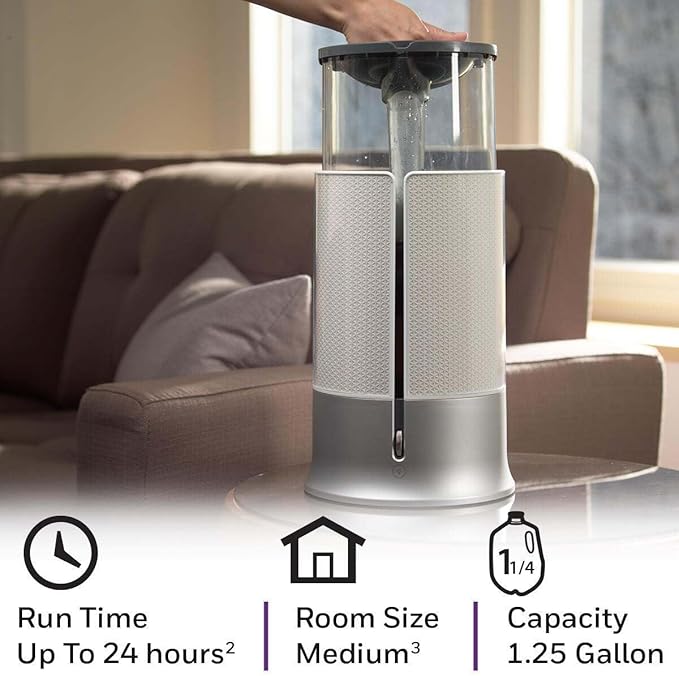 Honeywell Designer Series Cool Mist Humidifier, Room Humidifiers, White
