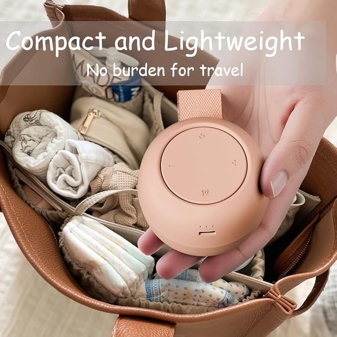 Portable White Noise Sound Machine | 16 Soothing Sounds | Timer | Memory Function | Noise Canceling for Sleep Aid & Office Privacy | Travel | Registry Gift | Sleep Soother for Baby Kids Adults