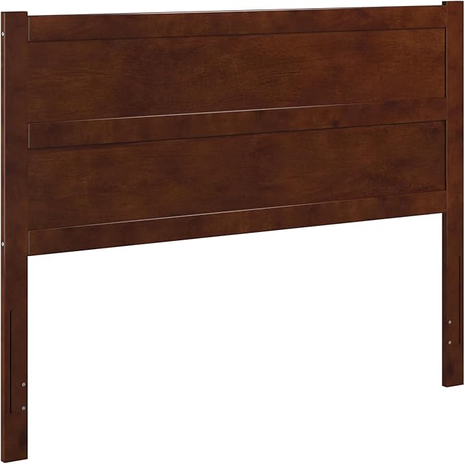 AFI, NoHo Solid Wood Panel Headboard, Queen, Walnut