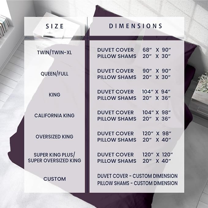 Kotton Culture 3 Pc Twin XL/Twin Duvet Cover Set-100% Egyptian Cotton 600 Thread Count Ultra Soft Premium Durable Comforter Cover Zipper Closure & Corner Ties- (Plum, 68" X 90")