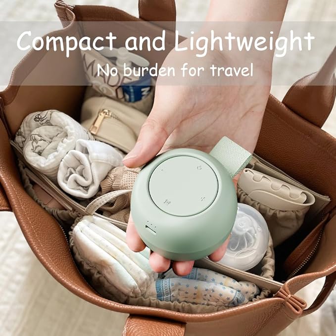 Portable Sound Machine for Baby Kids | Sleep Soother | 16 Soothing Sounds | Timer | Memory Function | 30H | White Noise | Shush | Travel | Registry Gift | Newborn Essentials | Extended Battery Edition