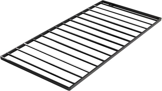 Mellow 1.6 Inch Metal Bunkie Board Mattress Support for Bed Frames, Box Spring or Bed Slat Replacement, Easy Assembly, Twin, Black