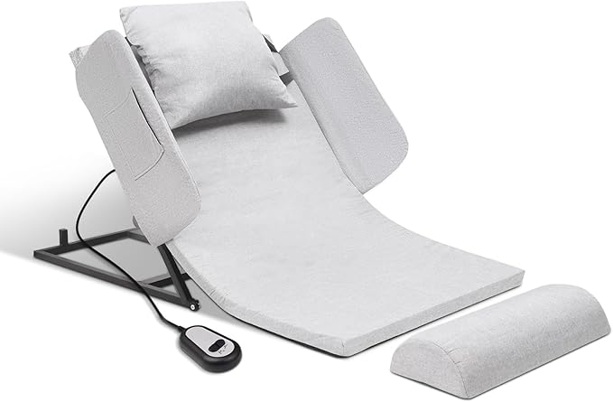 Electric Lifting Bed Backrest with Remote Control, 2–80° Adjustable for Elderly to Sit Up Easily, Comfortable Support for Eating and Resting, 300lb Capacity