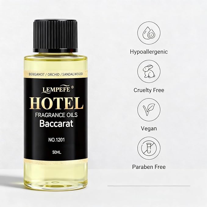 Luxury Aroma Oil 50mL (1.7 fl oz), 5-Star Hotel Scent Diffuser Oil, for Diffuser Long Lasting Calming Aromatherapy Oil