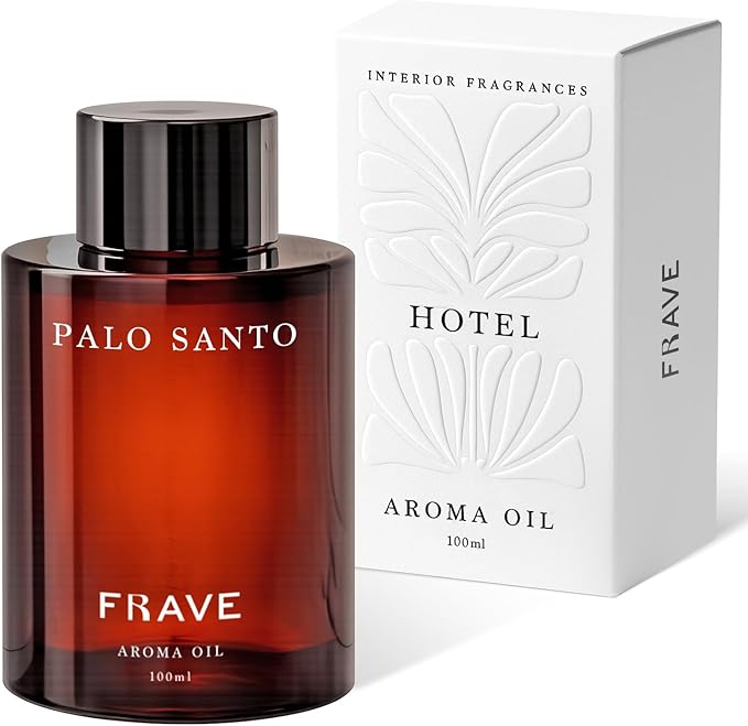 Palo Santo Hotel Diffuser Oil, 100ml, 3.38 oz Aroma Oil, Scent Inspired by Le Labo’s Iconic Palo Santo Style, Aromatherapy Refill Fragrance for Waterless Cold Air Diffusers, Home, Office, Hotel