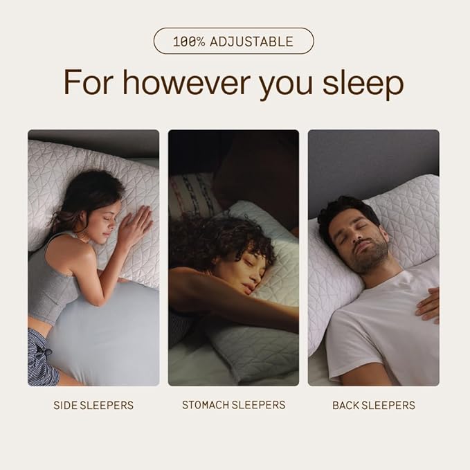 Coop Home Goods Extra Oomph Fill, Cross-Cut Memory Foam, Medium Density Pillow Fill, Extra Fill Bag, Refill to Customize Your Premium Adjustable Pillow, GREENGUARD Gold and CertiPUR-US Certified