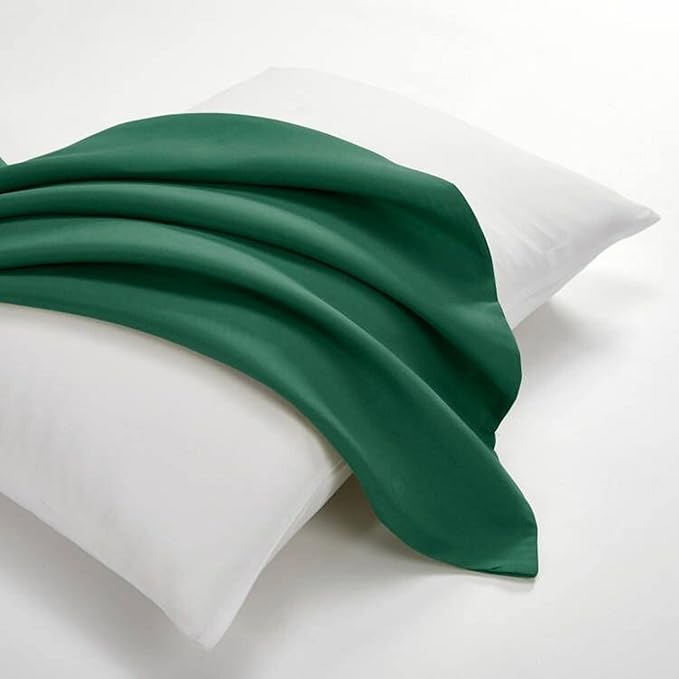Evolive Ultra Soft Microfiber Body Pillow Cover/Pillowcases 21"x54" with Hidden Zipper Closure (21"x54" Body Pillow Cover, Evergreen)