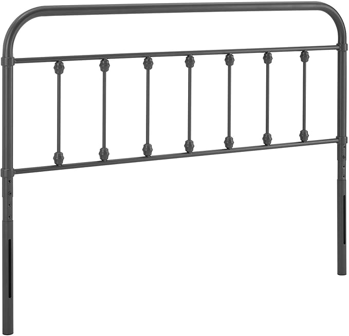 Modway MOD-6152-GRY Sage Twin Metal Headboard, Gray