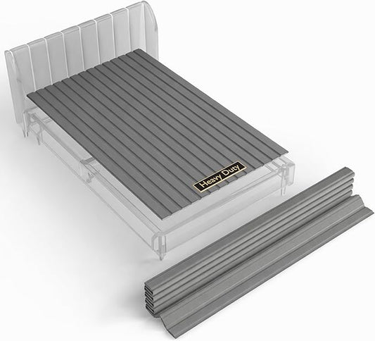 Wooden King Bed Slats for Support Under Mattress with Cover – Replacement Wood Slats for King Size Bed Frame – Under Mattress Support Without Extra Height – 3.38-Inch Standard Width