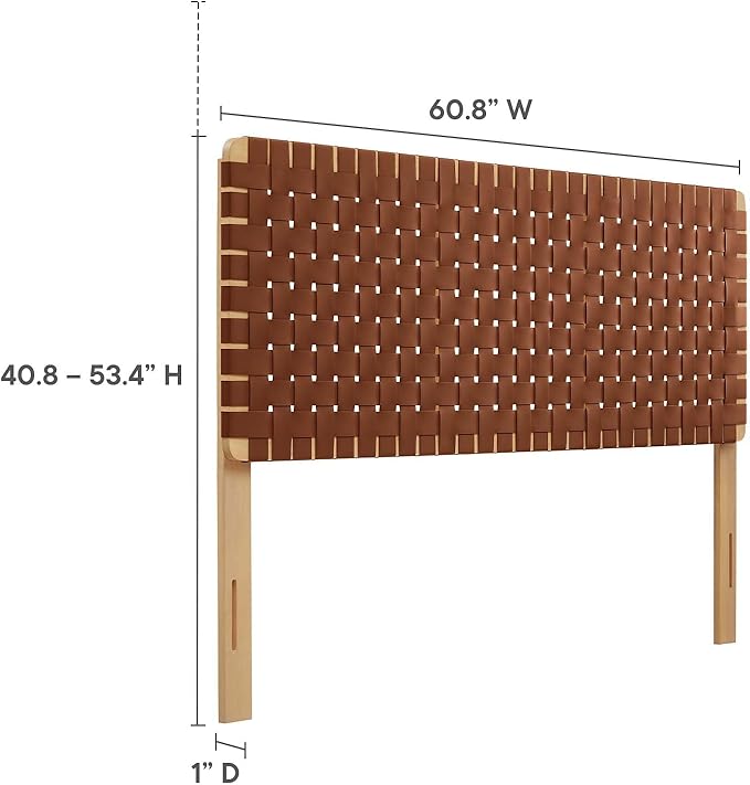 Modway Sparta headboards, Queen, Natural Brown