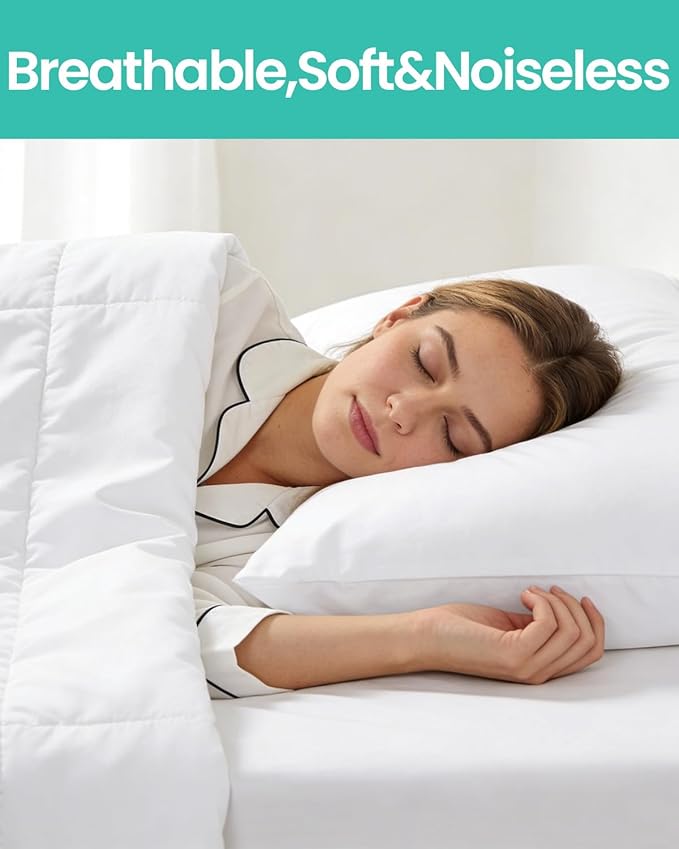 Queen Mattress Protector Waterproof Fits 12/13 /14/15 Inch Deep, 6-Sides Zippered Mattress Encasement Cover Terry Top