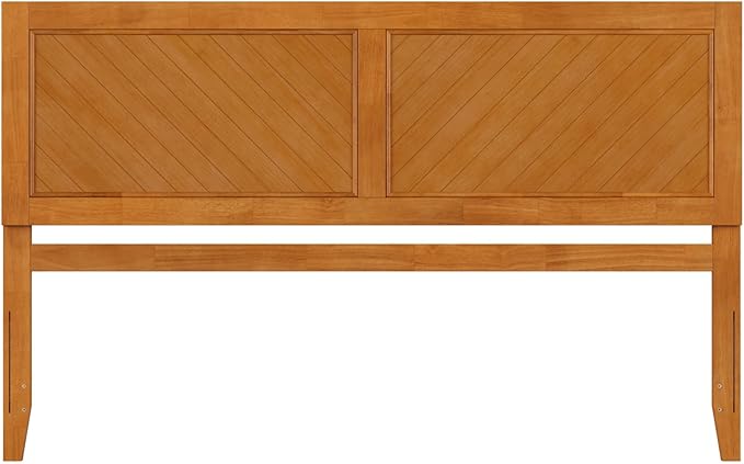 AFI, Canyon King Solid Wood Rustic Farmhouse Headboard, Light Toffee