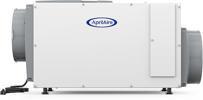 AprilAire E100 Pro 100-Pint Whole-House Dehumidifier + Model 76 Wall Mount Control, Commercial-Grade Dehumidifier for Basement, Crawlspace, or Whole House up to 5,500 sq. ft.