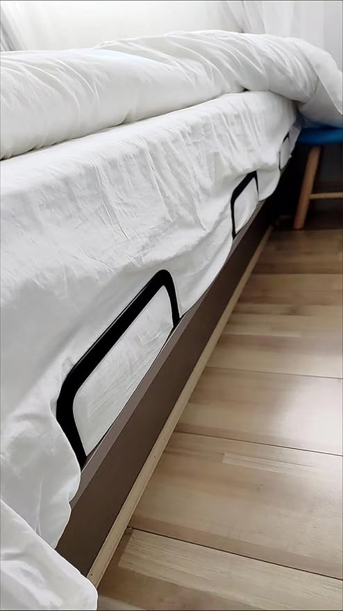 Mattress Retainer Bar Bracket Holder 3Pcs - Keeps Mattress from Sliding on Platform, Adjustable & RV Beds