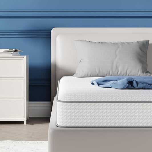 Avenco Twin XL Mattress 6 Inch in a Box, Medium Plush Twin Size Mattresses with Spring Smarts Coil Hybrid Colchones for Pressure Relief, CertiPUR-US Certified