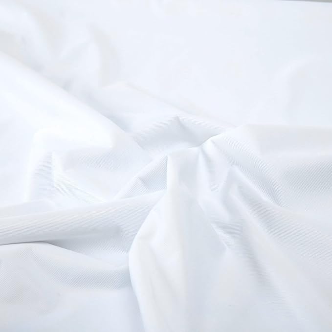 Cooling Bamboo Viscose Feather Proof Pillow Protectors with Zipper Queen Size Waterproof Down Proof Covers for Bed Pillows 2 Pack
