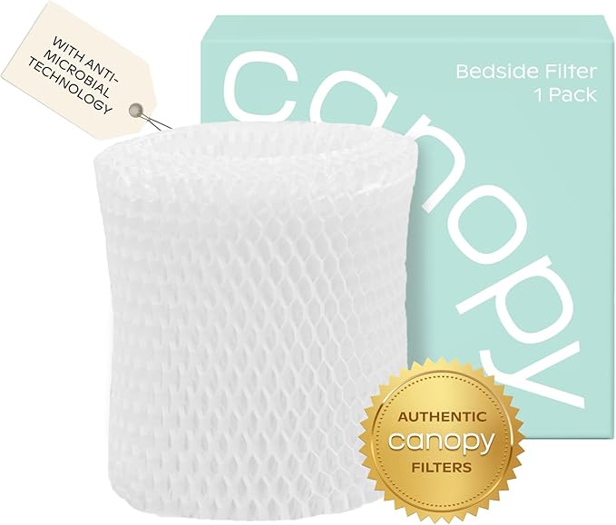 Canopy Original Bedside Humidifier Filters, Pack of 1 Filter Wick, Replacement Filters - Compatible with Canopy Bedside Humidifiers, Made with Wood Pulp, Paper Filter, Replace Every Six Weeks