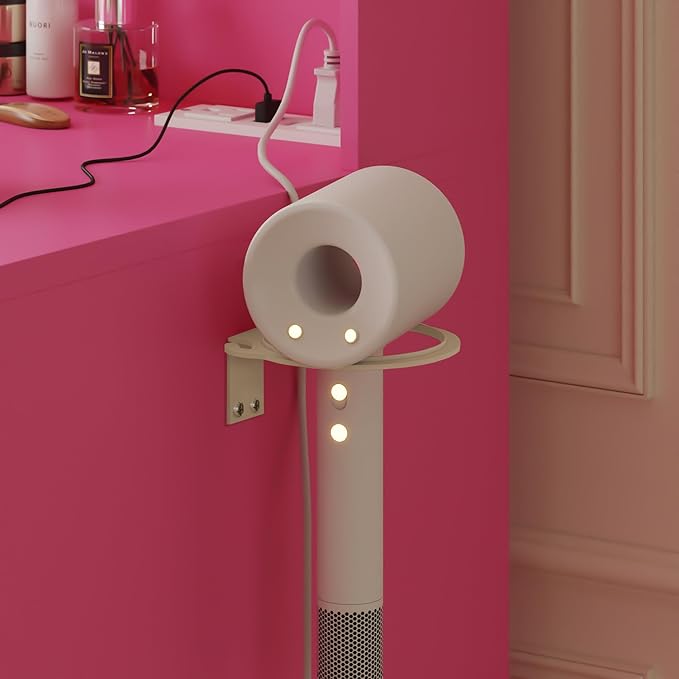 YESHOMY Vanity Desk with Mirror, Power Outlet and 10 Lights, Makeup Table with 7 Drawers, 3 Color Modes Available for Bedroom, Dark Pink
