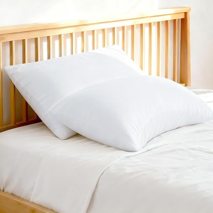 Cooling Curved King Pillow Case for Sider Sleeper Breathable Cool Silky Soft Pillow Cover with Zipper for Hot Sleepers,Hair and Skin Friendly,White,1 Pack,20x36IN