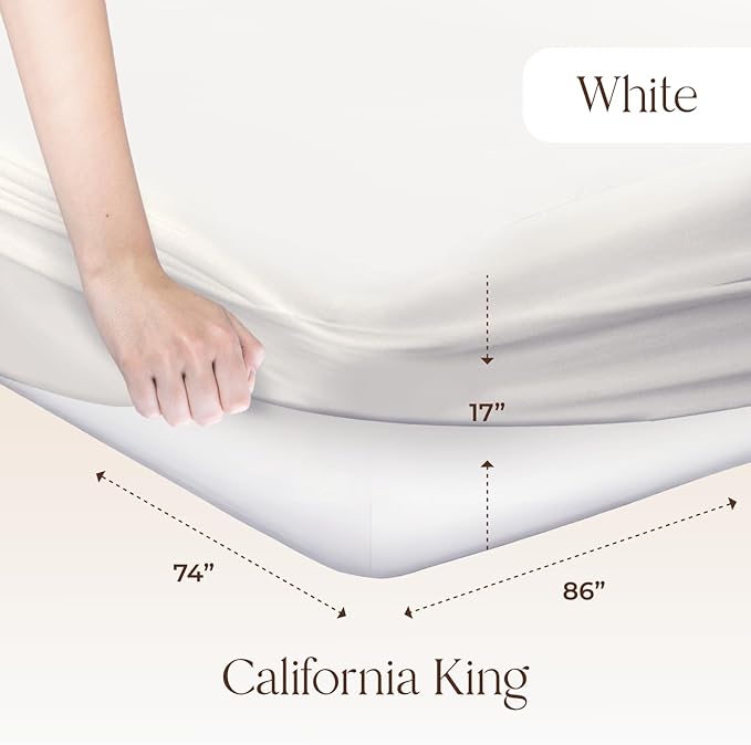Organic Waterproof Mattress Protector Cal King - 100% Waterproof Mattress Pad with Quiet & Breathable Triple Layer Protection - Fairtrade & GOTS Certified Durable Machine Washable Design (Cal King)