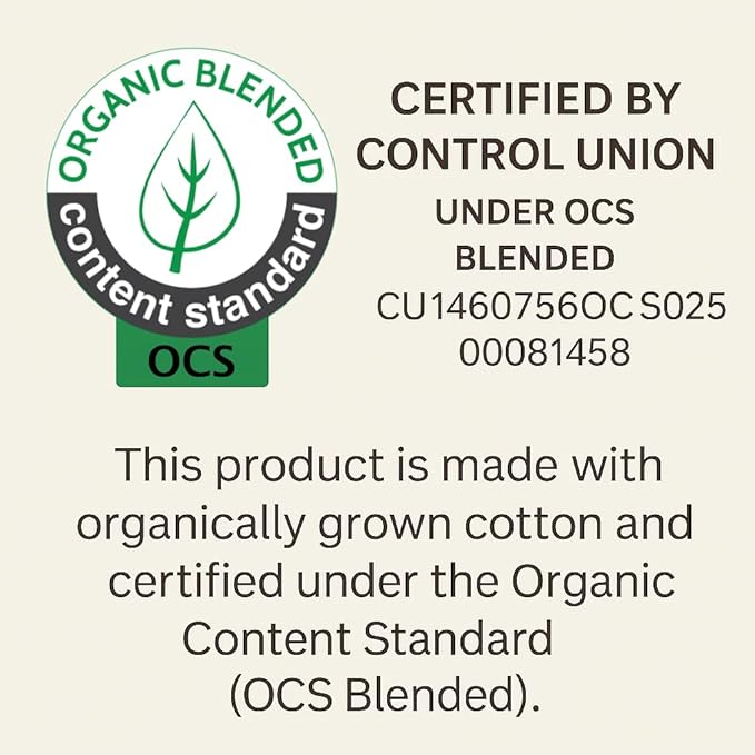 Deluxe Cooling Mattress Protector Cali King - Waterproof - Crisp, Breathable Organic Cotton Percale Surface - OCS Certified 280GSM 3D Air-Knit Mattress Pad - Noiseless Deep Pocket