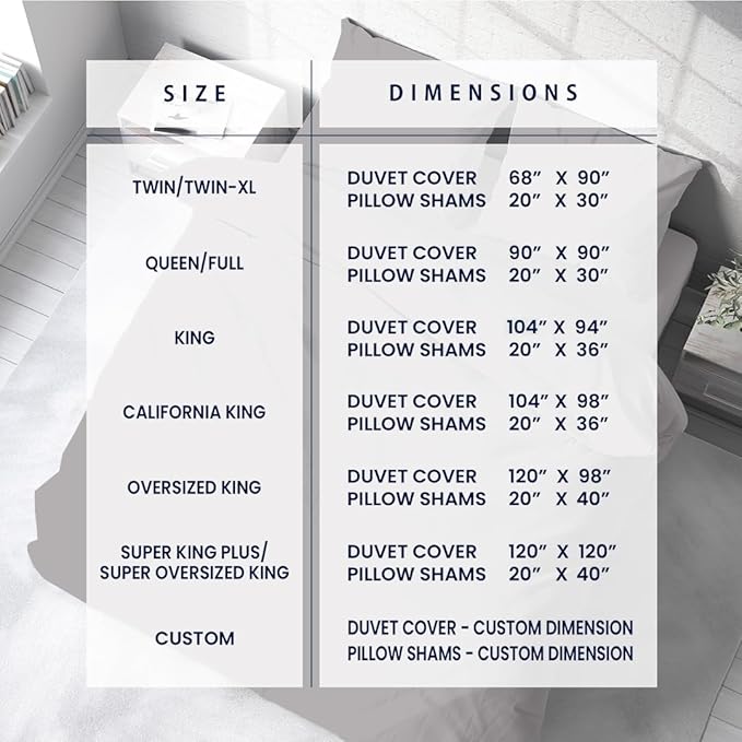 Kotton Culture 3 Pc 120" x 98" Duvet Cover Set Oversized King 100% Egyptian Cotton - 600 Thread Count Comforter Cover, Zipper Closure & Corner Ties - Fits Large King Inserts - Silver