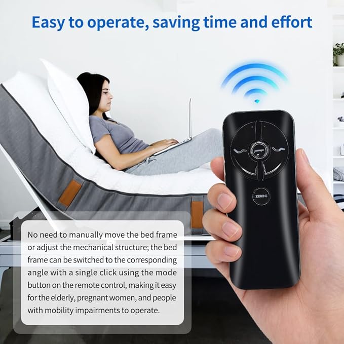RF399A RF368B MC120TS Remote Replacement for keeson Adjustable Bed Remote/Tempurpedic Ergo Adjustable Bed Base JLDK.30.03.20, Compatible with keeson MC120TS JLDP.15.012.404, 2 Years Warranty