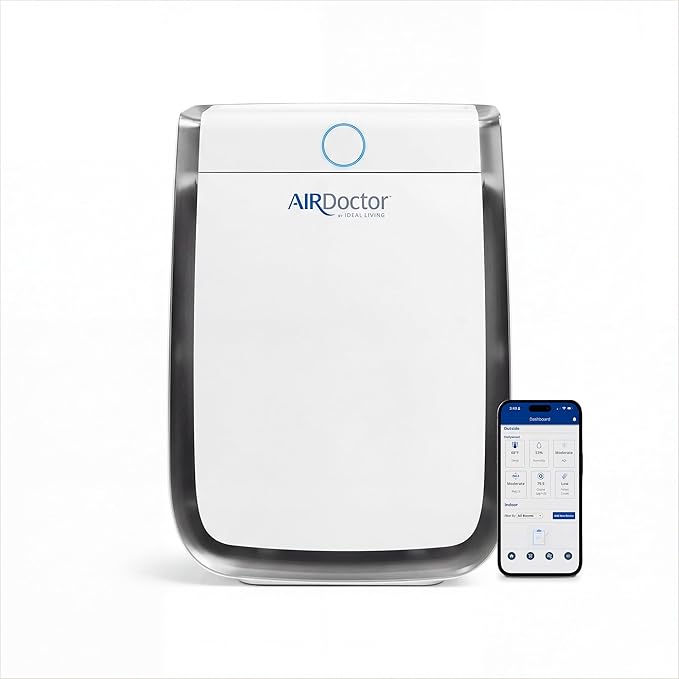 AIRDOCTOR AD3500 Smart App Air Purifier. Designed to Reduce Gases and VOC’s (volatile organic compounds) including MMA and Formaldehyde. Premium Carbon Filtration. Remove Allergens, Smoke, Dust, etc.