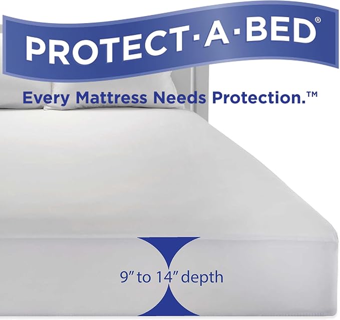 Protect-A-Bed Cotton Jersey Mattress Protector, Full
