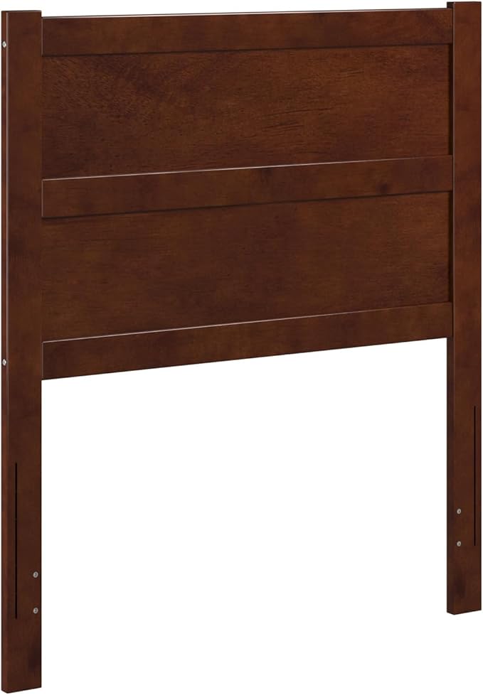AFI, NoHo Solid Wood Panel Headboard, Twin, Walnut