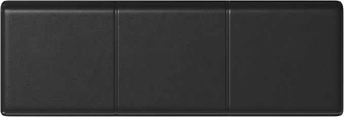 SIMPLIHOME Avalon Extra Large Storage Ottoman Bench - 54 inch Wide Upholstered Vegan Leather Rectangular Lift-Top Ottoman in Midnight Black, Contemporary Bench for Living Room with Hidden Storage