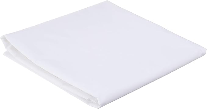 National Allergy Premium 100% Cotton Zippered Euro Square Pillow Protector - 30 x 30 - White - 300 Thread Count - Hypoallergenic Pillowcase with Zipper - Breathable Encasement Cover