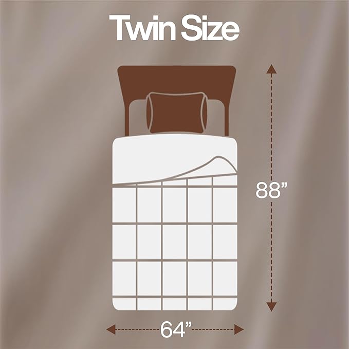 Utopia Bedding Comforter Duvet Insert, Quilted Comforter with Corner Tabs, Box Stitched Down Alternative Comforters Twin Size (White, Pack of 2)